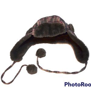 Hat Girls Spot Clean One Size Plaided